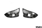 BMW m Performance f85 x5m f86 x6m carbon fiber mirror cover set - iND Distribution