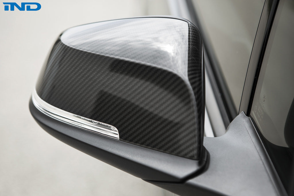 BMW m Performance carbon fiber mirror cover set - iND Distribution