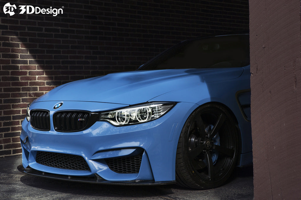 3d design f8x m3 m4 carbon fiber front lip spoiler - iND Distribution