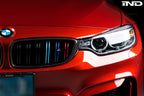 iND f8x m3 m4 carbon fiber front grille set - iND Distribution