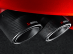Akrapovic f10 m5 evolution exhaust system w carbon tail pipe set titanium - iND Distribution