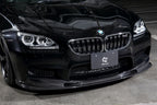 3d design f06 f12 f13 m6 carbon fiber front lip spoiler - iND Distribution