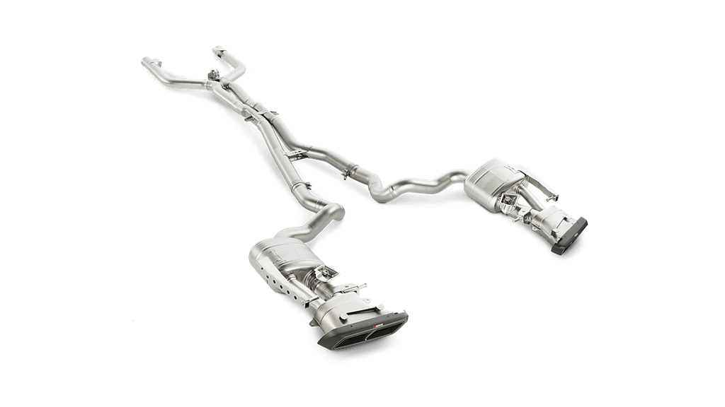 Akrapovic w205 s205 amg c63 evolution exhaust system w carbon tips titanium - iND Distribution