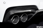 3d design f06 f12 f13 m6 carbon fiber rear diffuser set - iND Distribution