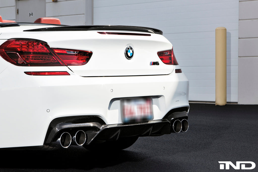 3d design f06 f12 f13 m6 carbon fiber rear diffuser set - iND Distribution