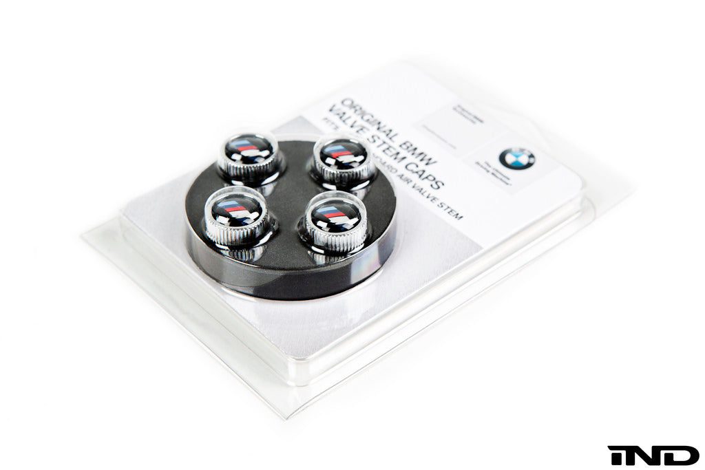 BMW OEM m logo valve stem cap set - iND Distribution