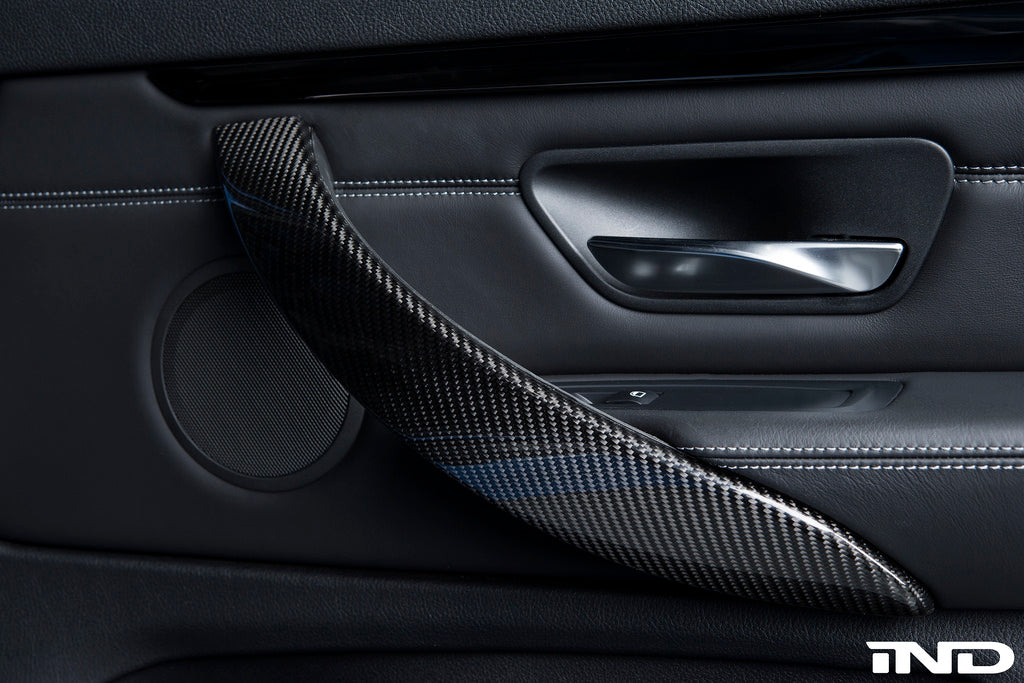 BMW m Performance f8x m3 m4 carbon fiber door handle trim - iND Distribution
