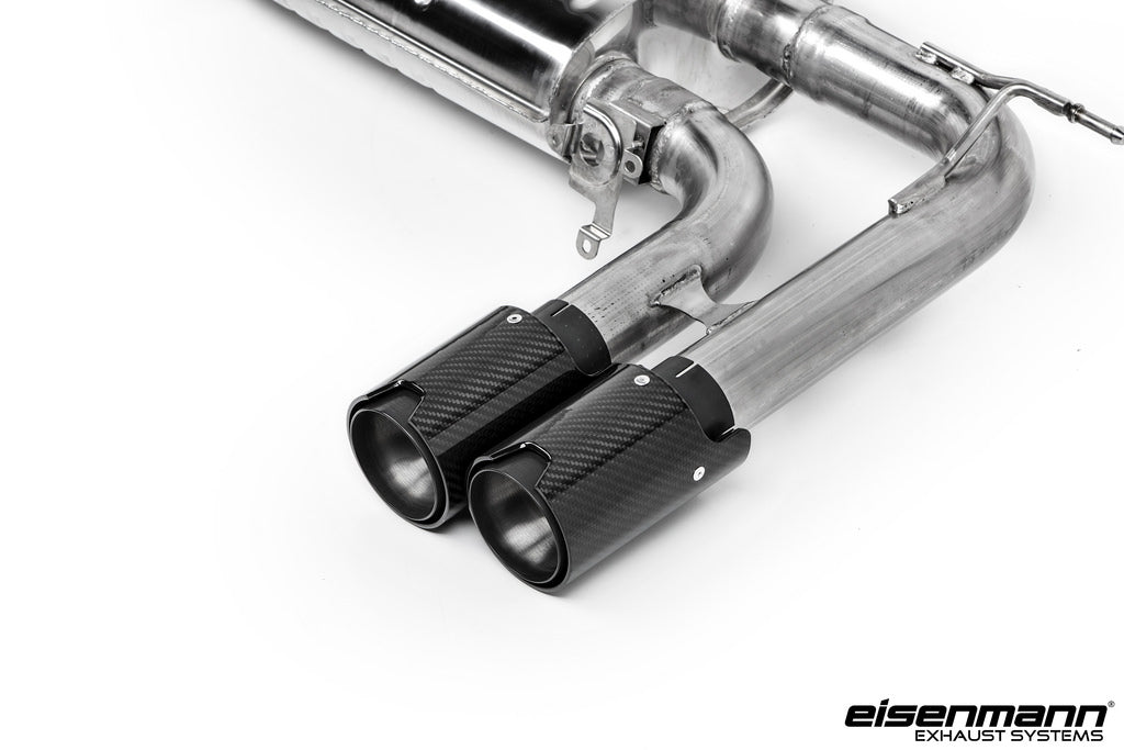 Eisenmann f85 x5m f86 x6m sport performance exhaust 4x90mm carbon - iND Distribution