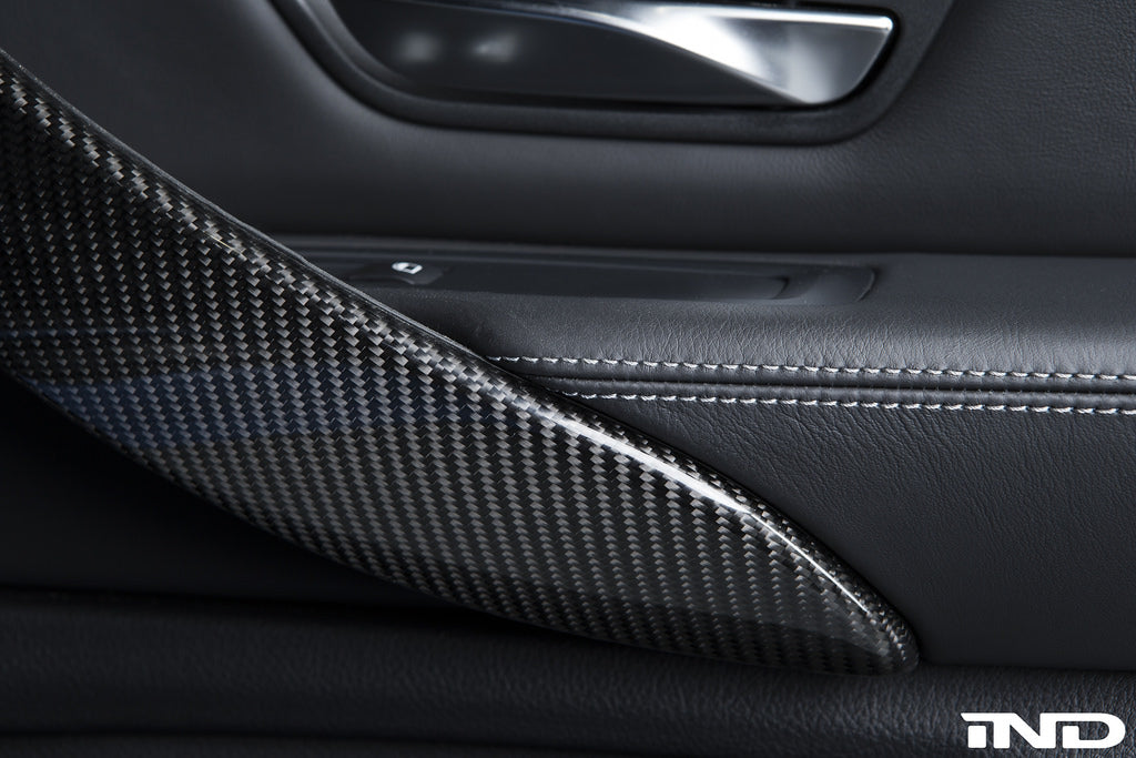 BMW m Performance f8x m3 m4 carbon fiber door handle trim - iND Distribution