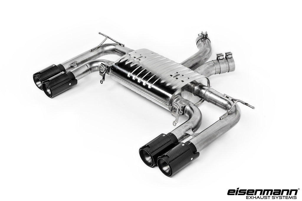 Eisenmann f85 x5m f86 x6m sport performance exhaust 4x90mm carbon - iND Distribution