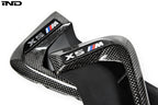 iND f85 x5m carbon fiber side grille set - iND Distribution
