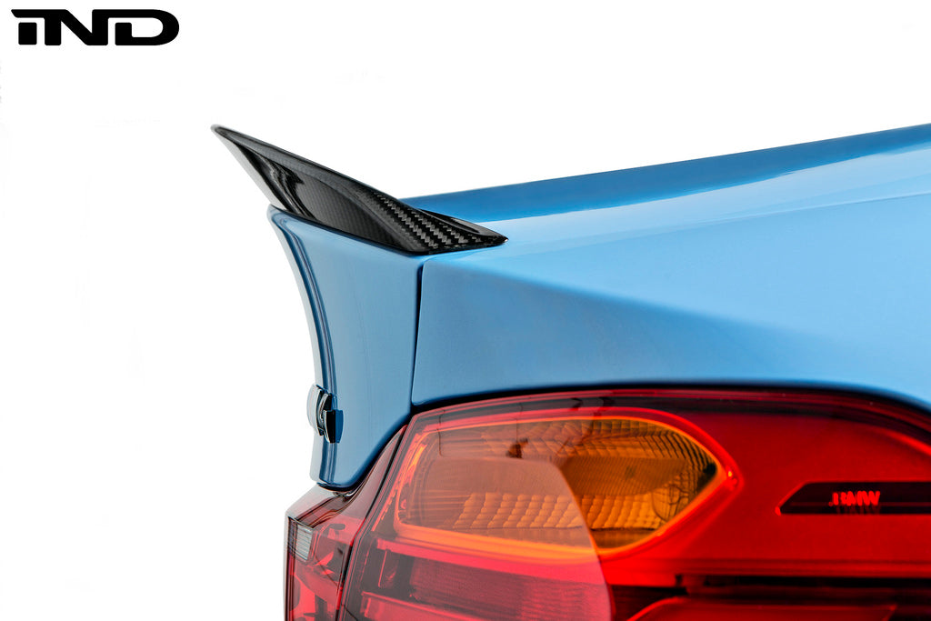 3d design f82 m4 dry carbon fiber trunk spoiler - iND Distribution