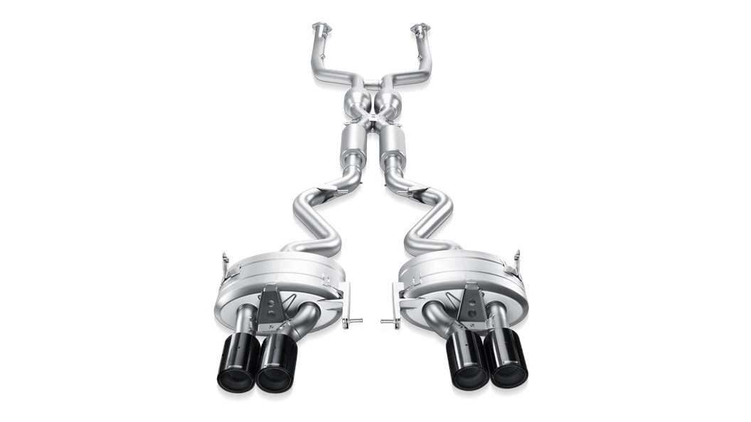 Akrapovic e92 e93 m3 evolution exhaust system w carbon tail pipe set titanium - iND Distribution