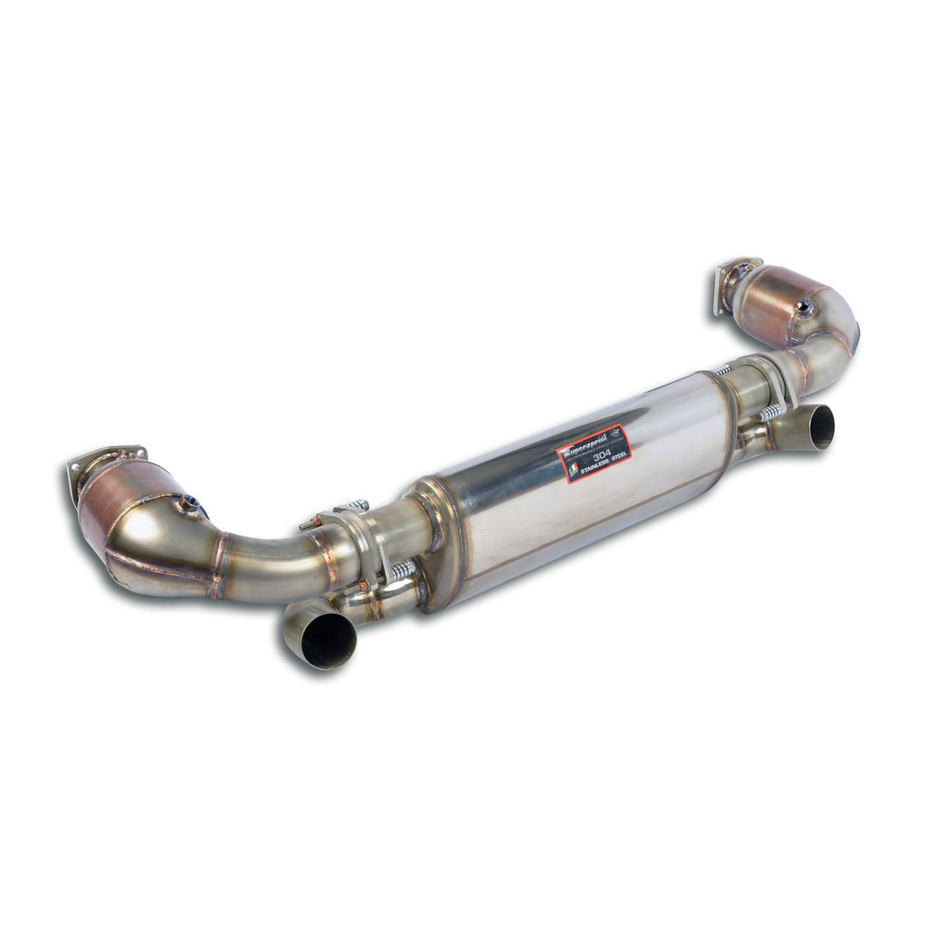 Supersprint PORSCHE 911 (996 Series GT2) Rear Exhaust Right + Left "Sport" + Metallic Catalytic Converter