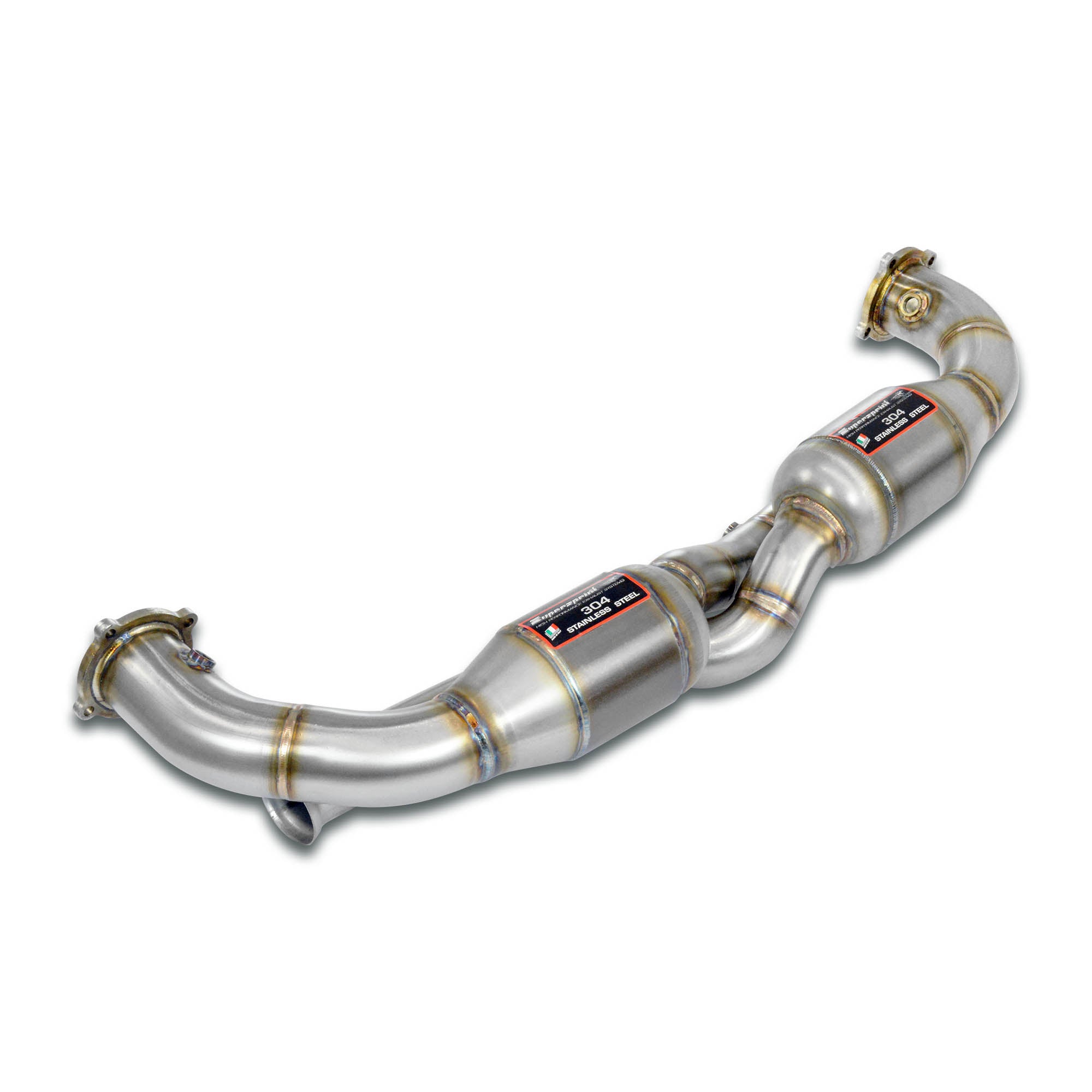 Supersprint PORSCHE 911 (993 Series GT2) Front Metallic Catalytic Right - Left 100Cpsi "Racing"(W/O Heat Exchangers)