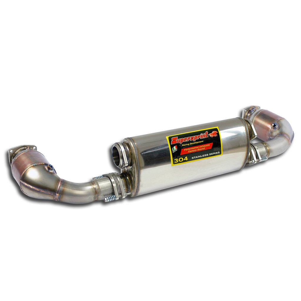 Supersprint PORSCHE 911 (997.1 Series Turbo) Rear Exhaust Right - Left "Sport" + Metallic Catalytic Converters