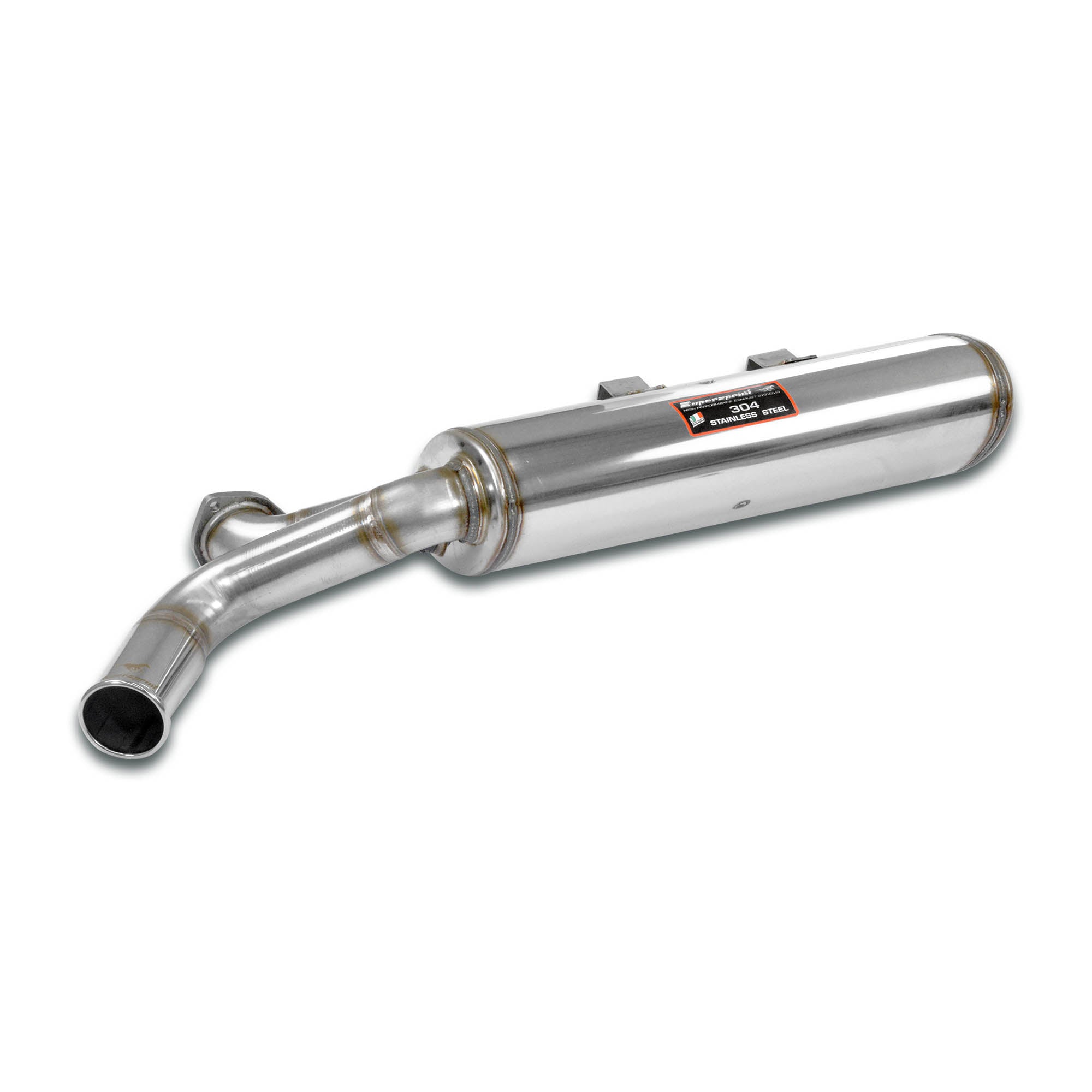 Supersprint Porsche 911 Cabrio / Convertible Rear Exhaust O70Left Side Exit(3 Holes Flange)
