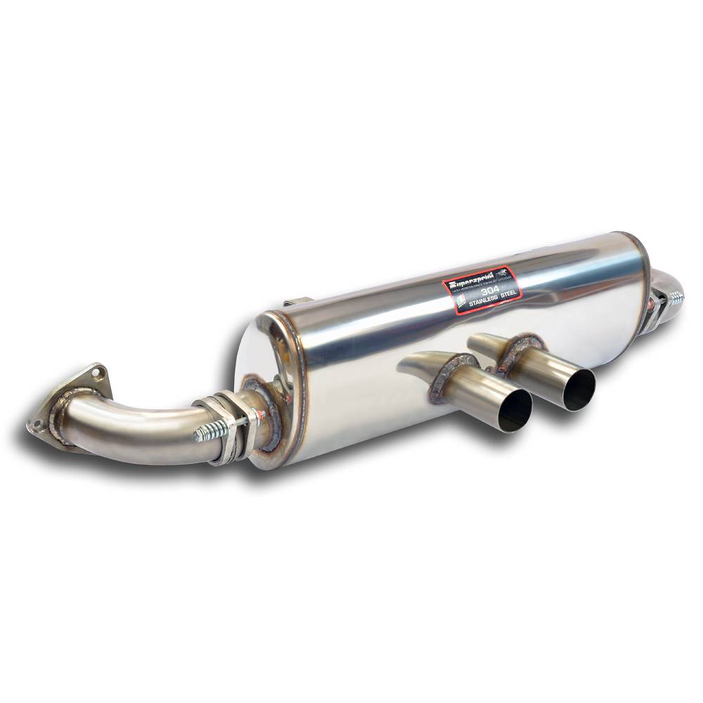 Supersprint PORSCHE 911 (991.1 Series Carrera / Carrera S / GTS) Rear Muffler "Cup" + Connecting Pipes Kit Right - Left