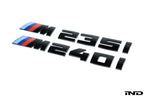 iND f22 m235i m240i painted trunk emblem - iND Distribution
