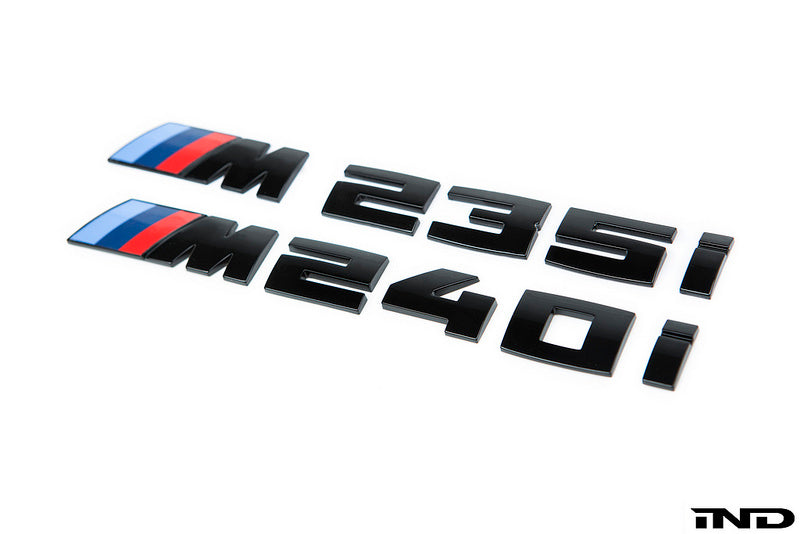 iND f22 m235i m240i painted trunk emblem - iND Distribution