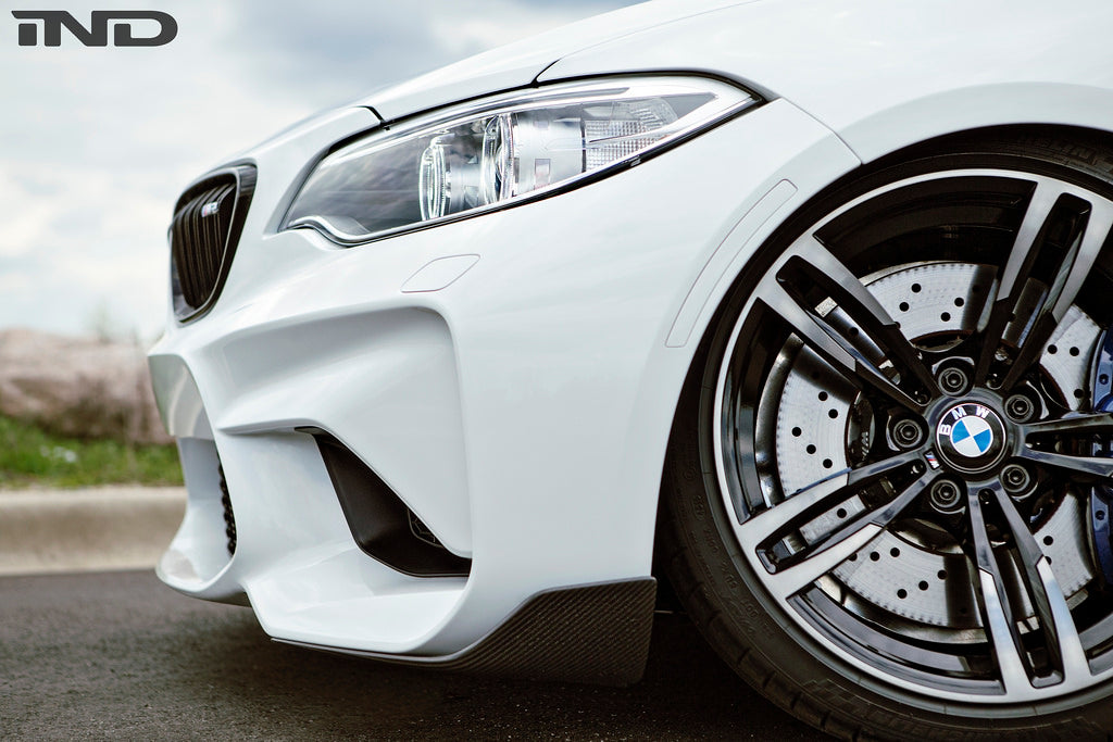BMW m Performance f87 m2 carbon front winglets - iND Distribution