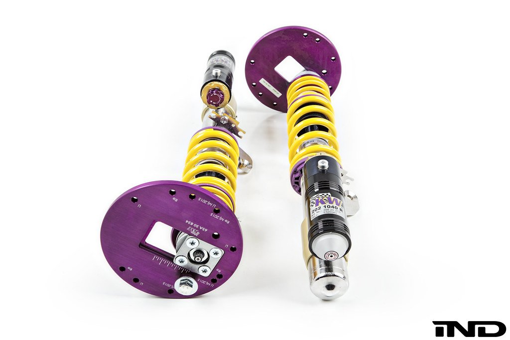 KW Suspensions F87 M2 CS Coilover Kit - 3-Way Clubsport with EDC Cancellation Kit