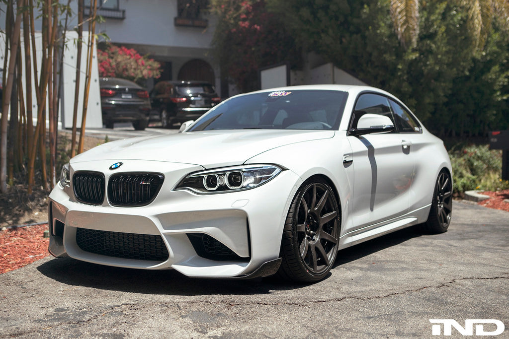 BMW m Performance f87 m2 carbon front winglets - iND Distribution