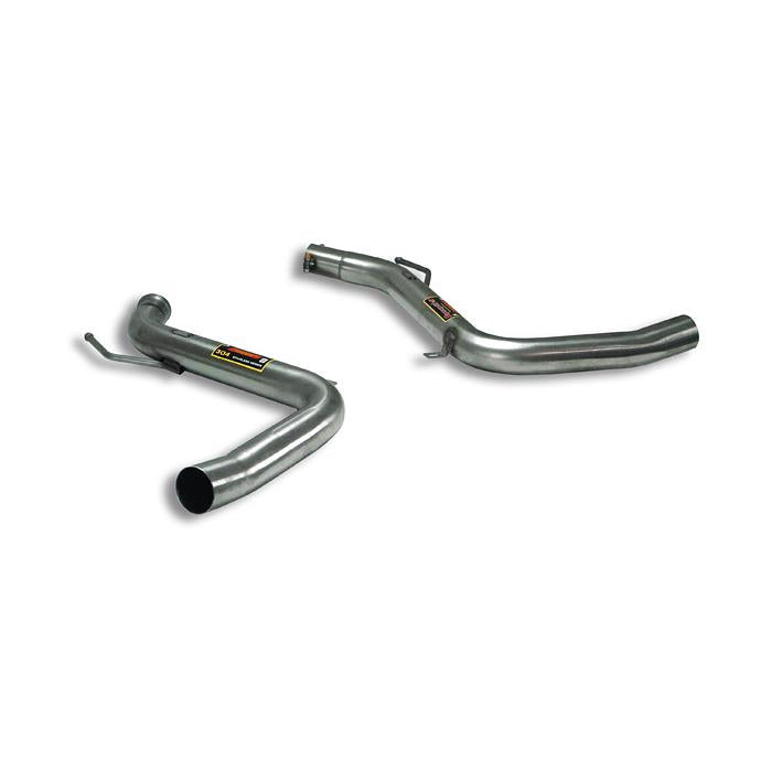 Supersprint MERCEDES W221 S Connecting Pipes Kit Left-R. For Oem Centre Muffler