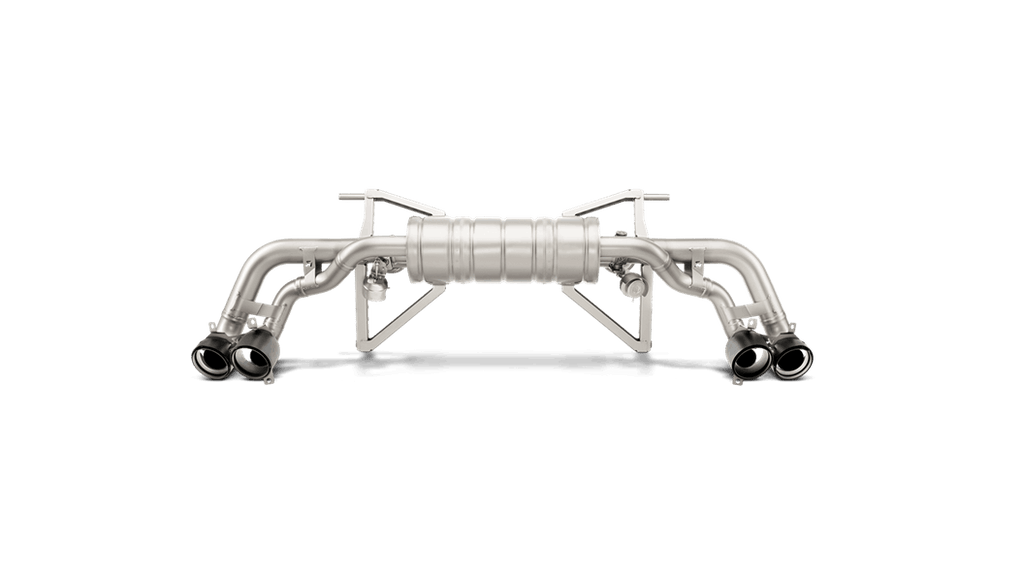 Akrapovic huracan lp 610 4 coupe spyder slip on exhaust system w carbon tail pipe set titanium - iND Distribution