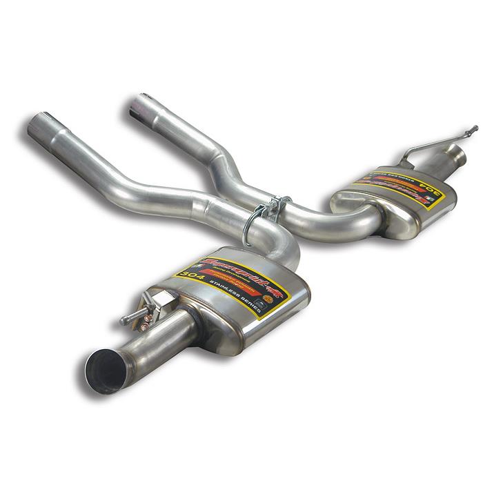 Supersprint PORSCHE CAYENNE (957 Series) Rear Exhaust Right + Left "Racing"