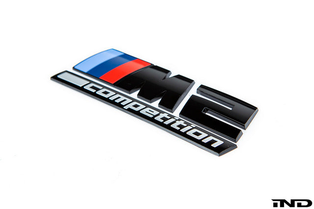 BMW OEM f87 m2 gloss black competition trunk emblem - iND Distribution