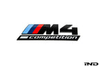 iND f82 m4 competition gloss black trunk emblem - iND Distribution