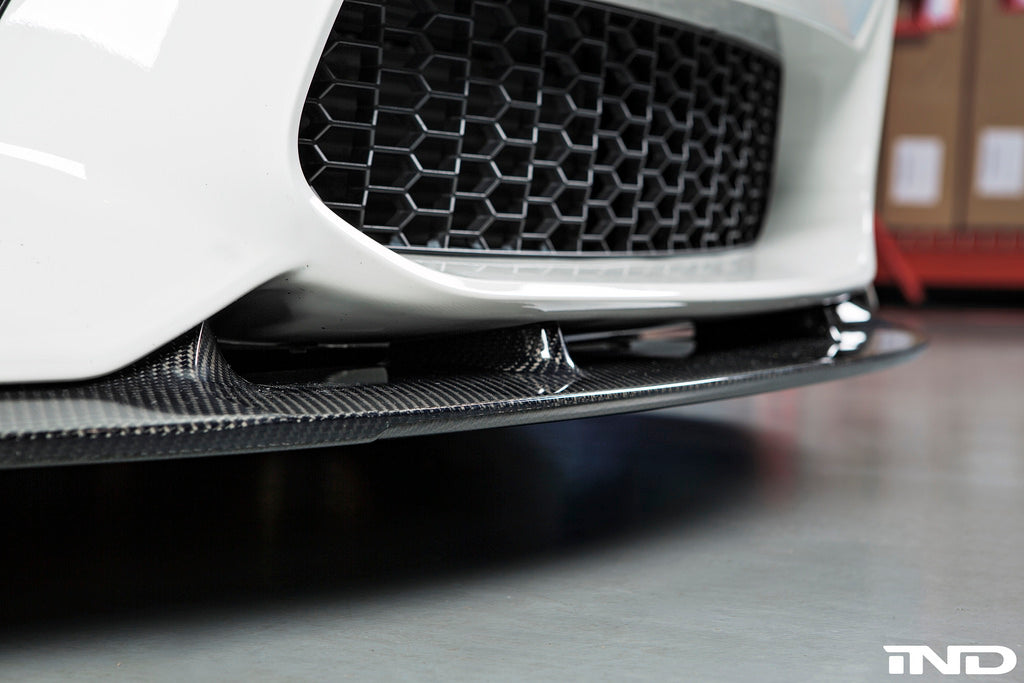 3d design f87 m2 carbon fiber front lip spoiler - iND Distribution