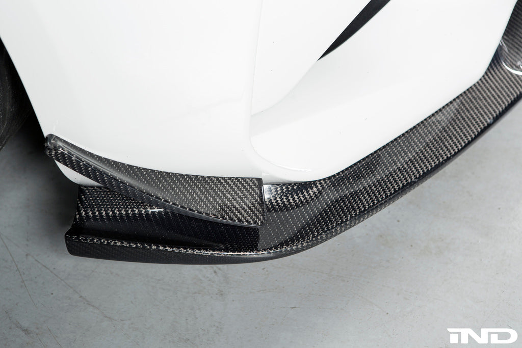 3d design f87 m2 carbon fiber bumper canards - iND Distribution