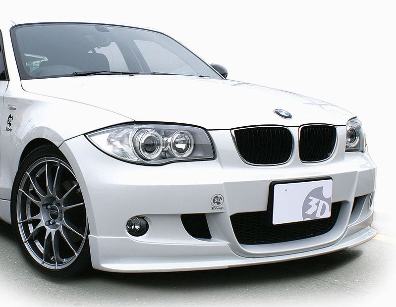 3d design e87 m sport front lip spoiler - iND Distribution
