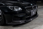 3d design f06 f12 f13 m6 carbon fiber front lip spoiler - iND Distribution