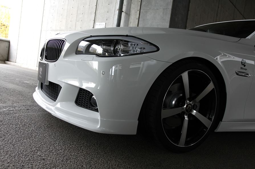 3d design f10 f11 m sport front lip spoiler - iND Distribution