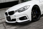 3d design f32 f36 m sport carbon fiber under splitters - iND Distribution