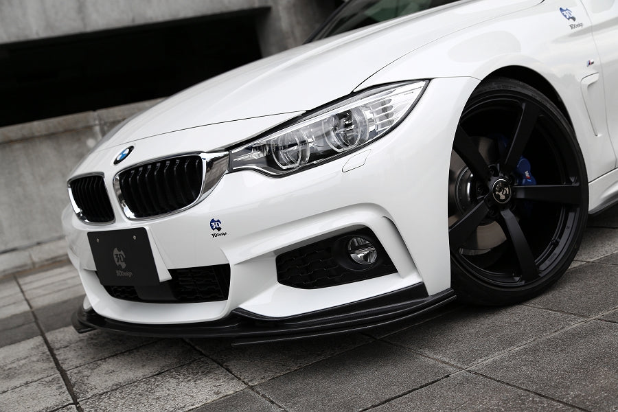 3d design f32 f36 m sport carbon fiber under splitters - iND Distribution