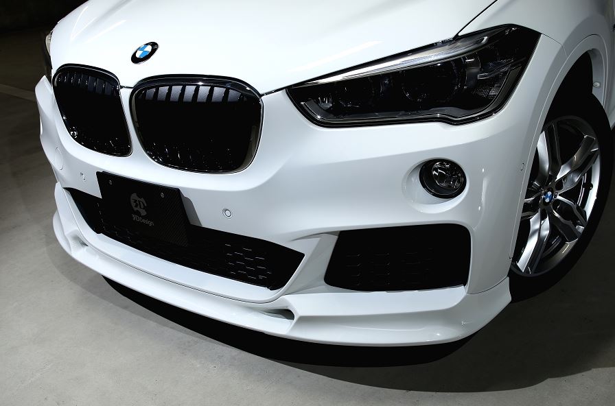3d design f48 x1 m sport front lip spoiler - iND Distribution