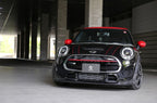 3d design mini f56 jcw carbon fiber front lip spoiler - iND Distribution