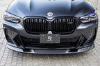 3D Design G01 X3 / G02 X4 LCI M-Sport Carbon Front Lip