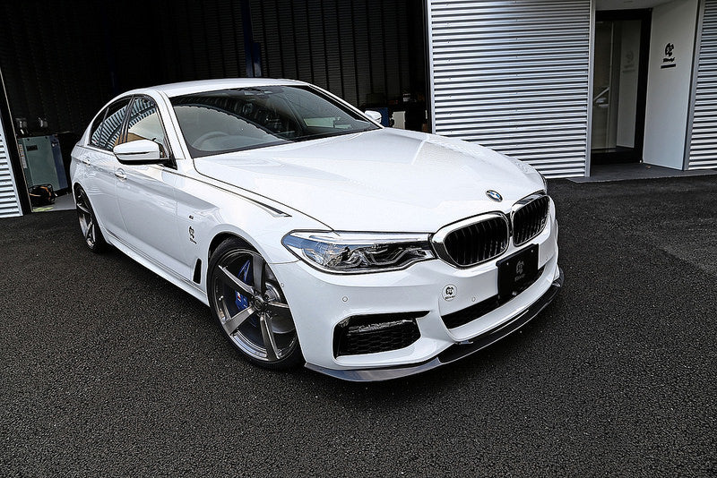 3d design g30 5 series carbon front lip spoiler - iND Distribution