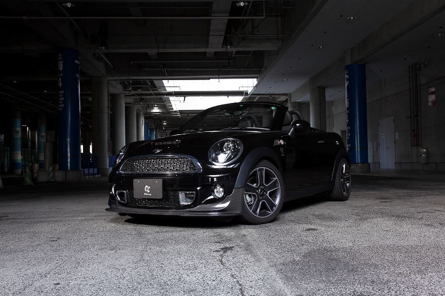 3d design mini cooper s carbon fiber front lip spoiler - iND Distribution