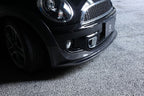 3d design mini cooper s carbon fiber front lip spoiler - iND Distribution