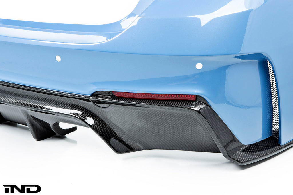 3d design f82 m4 carbon fiber rear bumper - iND Distribution