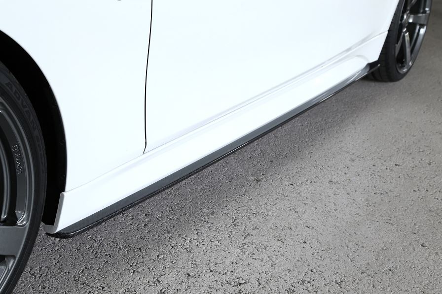 3d design f30 f31 m sport carbon fiber side skirt set - iND Distribution