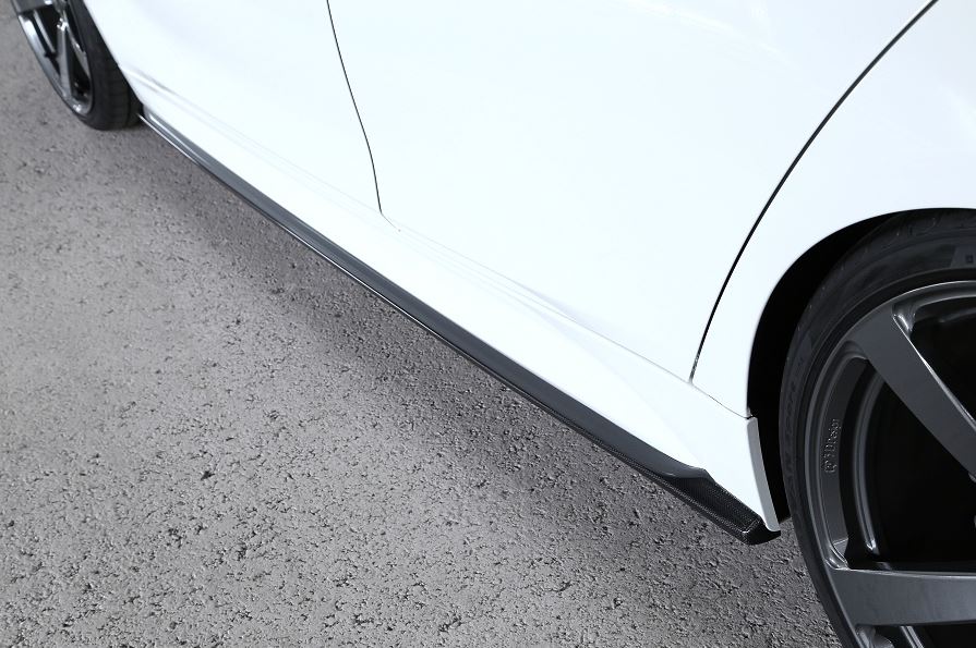3d design f30 f31 m sport carbon fiber side skirt set - iND Distribution