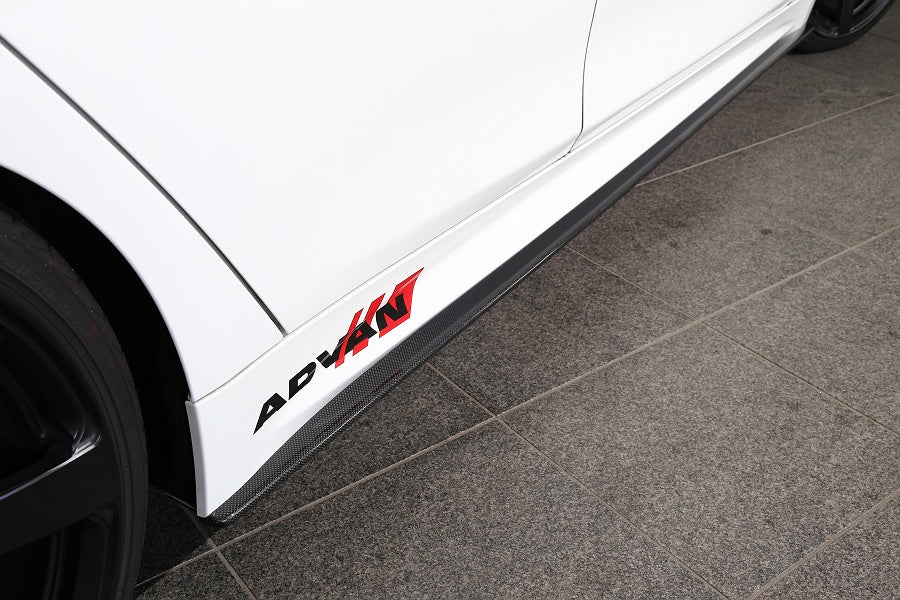 3d design f36 m sport carbon fiber side skirt set - iND Distribution