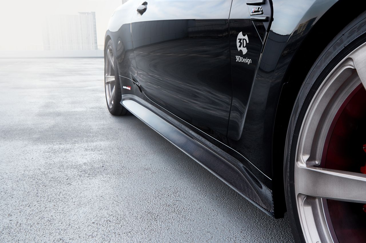 3D Design G82 / G83 M4 Carbon Side Skirt Set